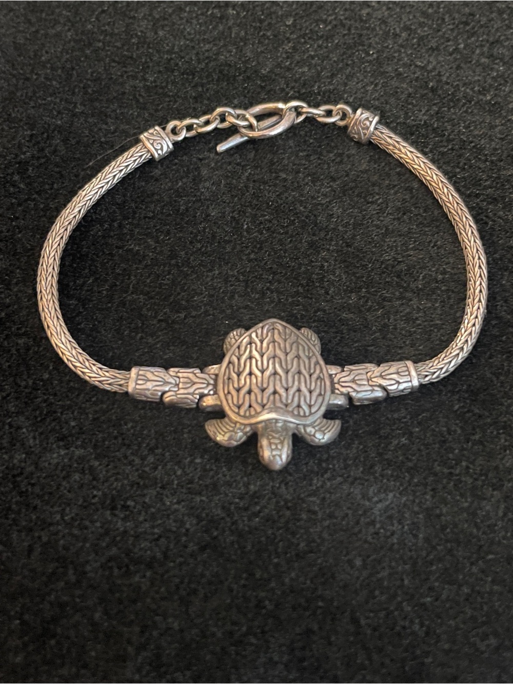 Gorgeous RARE BALI 925 Sterling Silver TURTLE Bracelet !  STUNNING! SIGNED!